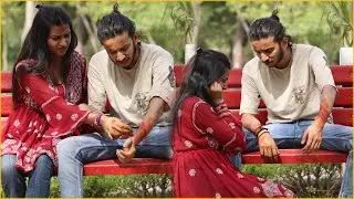 Hand Cut Prank On Girlfriend l Gone Emotional Prank l Prank On My Girlfriend l The Solankiii