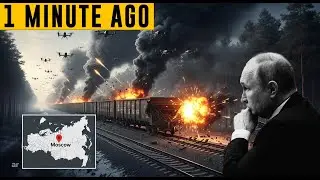 187 Ukrainian Drones Annihilate Russia&rsquo;s $1.17 B Railway Supply Line to Moscow