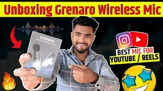 Grenaro Wireless Mic Unboxing & Review 🔥 | Sound Test | Best Budget Mic for YouTube? | Hindi