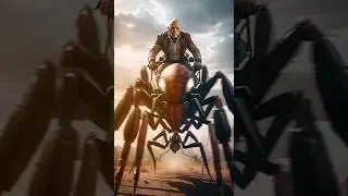 Riding a spider #stablediffusion #deforum #ai #art #riding #man #spider #beast #strength #power #fyp