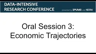 Economic Trajectories (2025 Data-Intensive Research Conference)