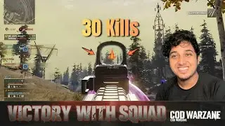 30 KILLS SQUAD VICTORY 🔥 | COD Warzone New Update LIVE | Bangla + Hindi | Pingos Gaming