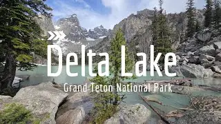 One of the most beautiful lakes in the USA - Delta Lake! #hiking #nature #explore