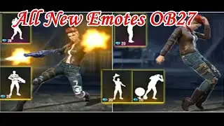 #gamingwithmahbubul #ob27 #emotes All New Emotes OB27 | Garena Free Fire