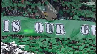 FANTASTIC ATMOSPHERE BEFORE HIBS VS HEARTS 2025 EDINBURGH DERBY AT EASTER ROAD