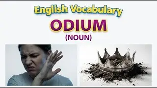 1741) Odium &ndash;  Word Meaning, word use,  Synonyms & Antonyms  |  English vocab builder