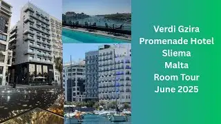 Verdi Gzira Promenade Hotel Sliema Malta Room Tour June 2025