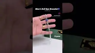 Men&rsquo;s Evil Eye Bracelet🧿Men&rsquo;s Trending Bracelet🔥#shorts #trending #925silver #viral #silver
