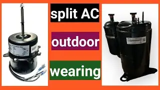 split AC outdoor wearing diagram/Split AC  Fan And Compressor Full Wiring Hindi/