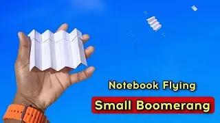 smallest boomerang in the world, paper flying small boomerang, best flying boomrang