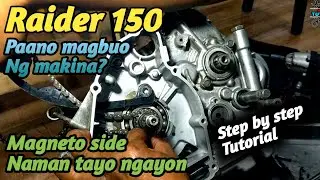 Raider 150 Engine assembly , Paano magbuo ng makina?Magneto side naman tayo mga bro.