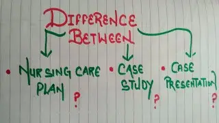 Difference Between NCP/case study/case presentation
