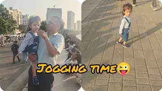 Bebo ki khushi ❤️ Nana ji ke saath Marine Drive#marinedrive vlog😅