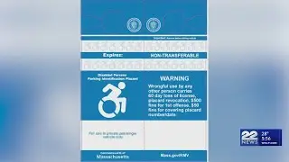 Massachusetts RMV unveils new disability placards