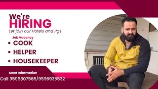 Job Vacancy in Delhi NCR & Gurgaon | Cooking | Helping | Housekeeping Jobs