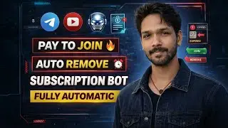 How to Make Paid Subscription Bot Full Tutorial | Monetize Telegram Channel | Telegram Bot 2026