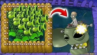 PLANTS VS ZOMBIES HACK || 99 Threepeater Tall Nut vs Dr.Zomboss Giga-Gargantuar All Zombies Battlez