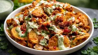 Хрустящие картофельные шарики с курицей, приготовленные специально к Рамадану | Простой рецепт дл...