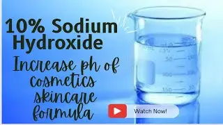 How To Make 10% Sodium Hydroxide. PH Buffer Solution. Increase The PH Of Your Products.