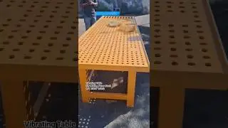 Vibrating Table Testing  #vibration #paverblockmakingmachine #flyashbricksmachine #blockmachine
