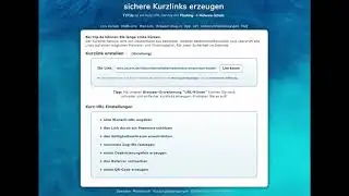 Kurze Internetadressen mit t1p.de erstellen