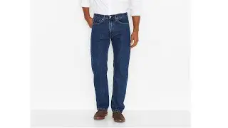 Мужские джинсы LEVIS 505 Straight Jeans Dark Stonewash