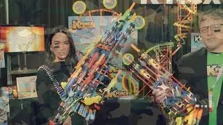 Build Blasters, Coasters, & Big Ideas with K'NEX at Toy Fair 15'