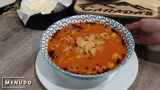 Menudo from Mariscos Canadas and grill located in Riverside CA