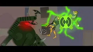 Ben 10 vs omnidroid || stick nodes || Ugo Bet 106