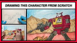 Drawing This Character From Scratch: Blaster