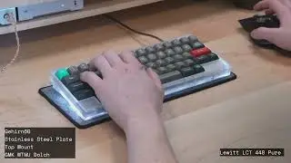 Gehirn60 Typing Sounds - DynaCap with GMK MTNU
