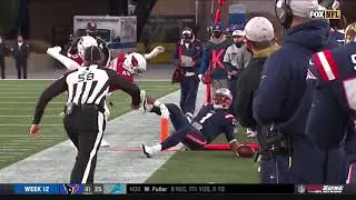 Cam Newton Gets LEVELED Out of Bounds vs. Cardinals | NFL Week 12