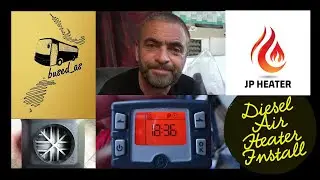 Diesel Air Heater Install | The JP Heaters 2kW air heater goes in the bus