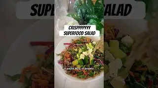 Delicious Crispy Superfood Summer Salad Day 22/60  #shorts #salad