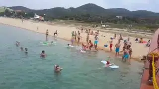 Swimming & Games in Toroni Beach  - Pantelis Daily Cruises