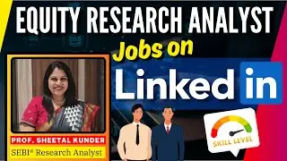 Equity Research Analyst Jobs On LinkedIn | NISM XV Research Analyst