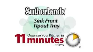 Organize Your Kitchen in 11 Minutes or Less: Sink Front Tipout Tray