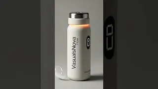 Smart Water Bottle Concept  AI Generated Product Ad  VisualNova