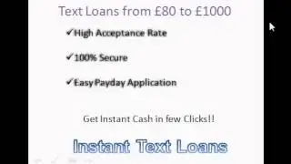 Text Loans, Instant Text Loans, &pound;100 Text Loans @  