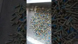 Continuous induction heating, powder coating NYLOK TUFLOK thread locking, thread sealing machine