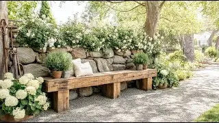 Charming Farmhouse Garden Decor Ideas for a Relaxing Backyard Paradise