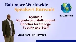 Ty Howard: Motivational Speaker for College Faculty & Staff