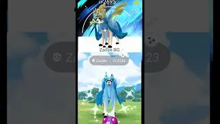 Finally I Got✨️Shiny Background Zacian Raid in Pokemon Go
