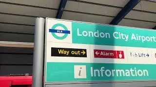 London City Airport DLR station 2023