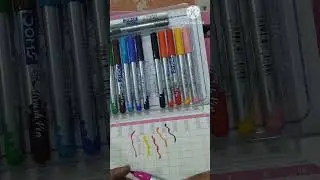 Doms Brush pens 14 shades unboxing | #unboxing #Doms