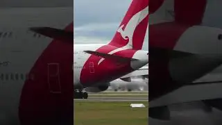 latest Airbus A380 ready for Take off from the runway.✈️#aircraft #aviation #shorts Video 😍