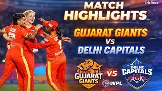 DC vs GG Match 17th WPL 2026 Highlights | Women IPL Highlights 2026 | Cricket #wpl2026 #highlights