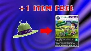 C&Aacute;CH LẤY CHIẾC MŨ TENNIS MIỄN PH&Iacute; TRONG GAME WIMBLEWORLD  | (ROBLOX) MCHEWGAMING