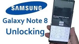 Разблокировка сети SIM-карты Samsung Galaxy Note 8. Разблокировка PIN-кода. Заблокирован PUK-код. Введите PUK-код разблокировки сети SIM-карты.