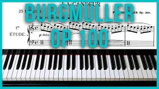 Burgmuller op 100 25 Easy and Progressive Studies (Full)